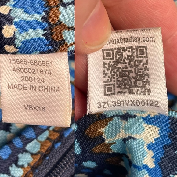 Vera Bradley Java Floral Tote/Laptop/Shoulder Bag Purse Quilted 12.5 x 14.5 - Picture 15 of 16